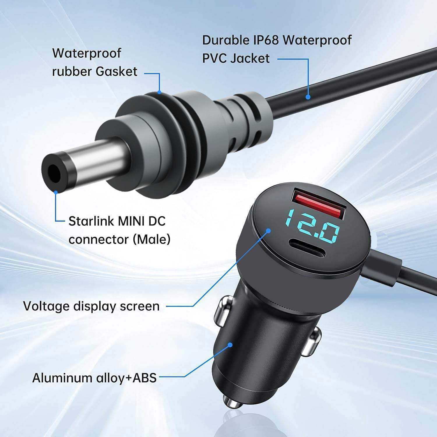 Multi-Connector Car Charging Cable 2